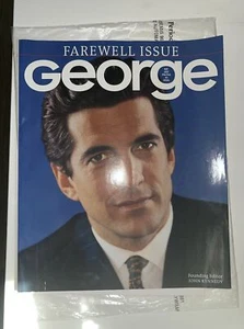 JOHN F KENNEDY Jr George Magazine 2001 FAREWELL ISSUE Volume VI #1 Pristine - Picture 1 of 8