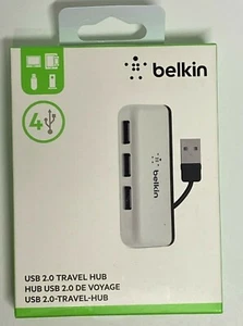 Belkin USB 2.0 Travel Hub - 4 Port - New - Picture 1 of 3