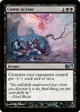 COWER IN FEAR X4 4 4X Magic 2013 MTG Magic the Gathering Cards DJMagic