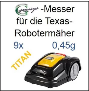 9 TITAN Messer Ersatzmesser Klingen 0,45mm für Texas Smart G-force SB1200 - Picture 1 of 1