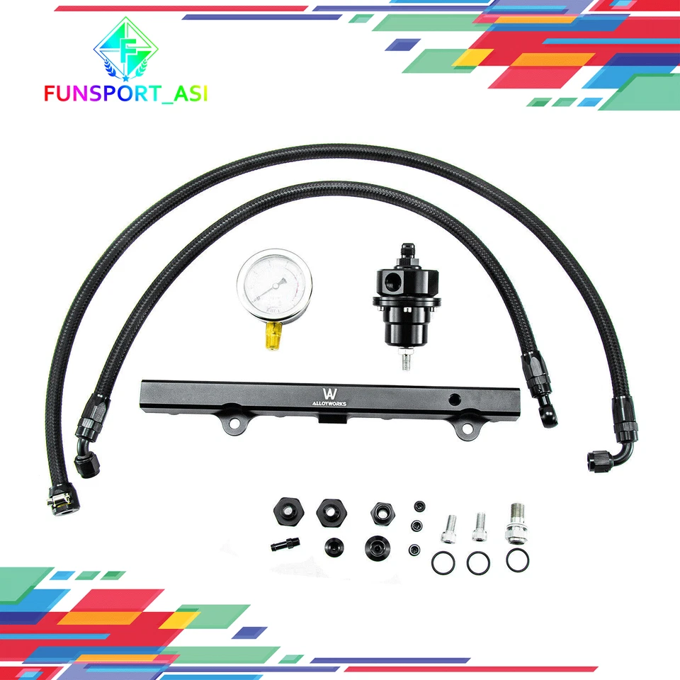Fuel Line Kit For 1988-2001 1996 1998 Honda Civic Acura Integra K-Series K20 K24 - Image 1 of 4