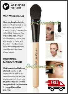 Cepillo base de precisión de maquillaje Oriflame con cerdas planas curvas - Imagen 1 de 3