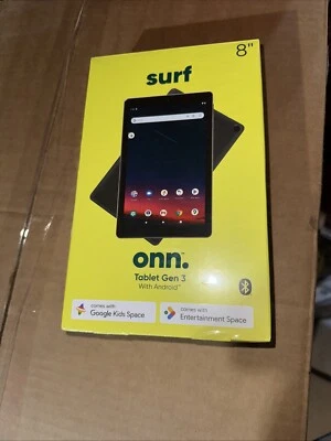NEW SEALED - ONN Surf Gen 3 Tablet 8" Android 32 GB Google Kids - Image 1 of 4