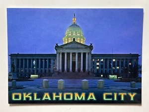 Oklahoma City Capitol Building Picture Postcard 0349 Oklahoma State Capitol Bldg - Picture 1 of 2