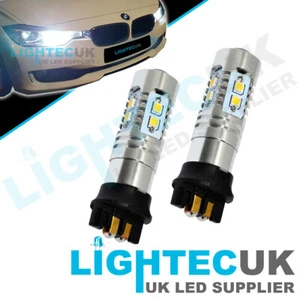 2x CANBUS BMW 2 3 SERIES XENON LED BULBS DRL DAYTIME RUNNING LIGHTS PW24W - Picture 1 of 3