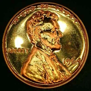 1964 Lincoln Memorial Cent PROOF  #P157 - Picture 1 of 2