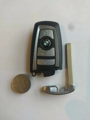 BMW F Series Genuine Blank UNLOCKED Remote Smart key 4 BUTTON HUF5661 Keyless Go - Image 1 of 4