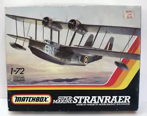 Matchbox PK-601 Super Marine Stranraer Kit 1:72 Completo Non Avviato Inghilterra 1983 - Foto 1 di 5