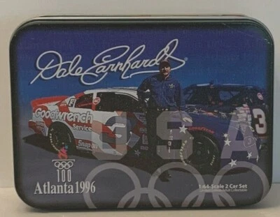 Dale Earnhardt #3 GM Goodwrench y 1996 Olympic Die Cast 2 coches lata Foto 1 de 4