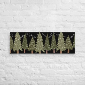 Christmas Wall Art, Christmas Tree Art With Scripture, Peace On Earth, - Picture 1 of 4