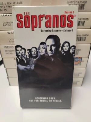 HBO's The Sopranos Season 2 Episode 1 Screening Copy VHS DEMO Promo SEALED NEW - Image 1 of 4