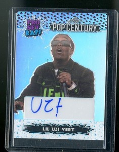 2023 LEAF METAL POP CENTURY SIGNED CARD OF LIL UZI VERT - #10/12