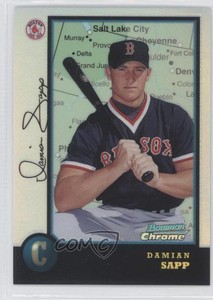 1998 Bowman Chrome International Refractor Damian Sapp #321