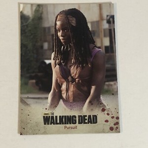 Walking Dead Trading Card #18 Michonne Dania Gurira Michael Rooker