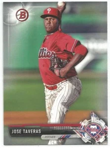 Béisbol Jose Taveras Philadelphia Phillies 2017 Bowman Draft - Imagen 1 de 3