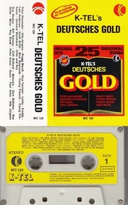 K-Tel's Dewutsches Gold - 25 Original Stars/Hits 📼 MC K_Tel 128 sehr gut - Bild 1 von 2