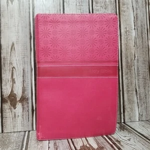 Zondervan NIrV Holy Bible Pink Italian Duotone Leathersoft ZonderKids Ships Fast - Imagen 1 de 16
