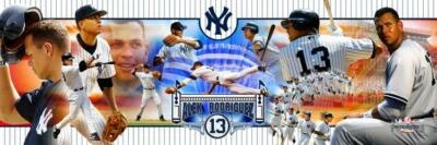  Alex Rodriguez New York Yankees Photoramic #2020 - Image 1 of 4