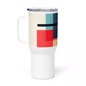 Elevate Your Sips: The Ultimate Travel Mug with Handle - Picture 1 of 3