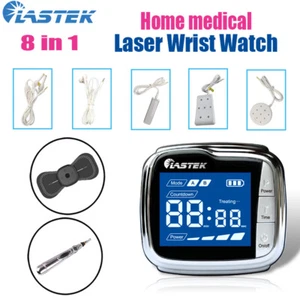 LASTEK 8 in 1 Kit,Laser Watch,5 Laser Probes,Acupuncture Pen,Cervical Massager - Picture 1 of 8