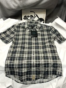 Camisa Original Harley Davidson Abotonada Calce Ajustado Doble Capa Para Hombre S NUEVA - Imagen 1 de 6