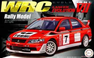 1/24 MITSUBISHI LANCER EVOLUTION VII #7 WRC MAKINEN MANNISENMAKI FUJIMI 04766 - Foto 1 di 1