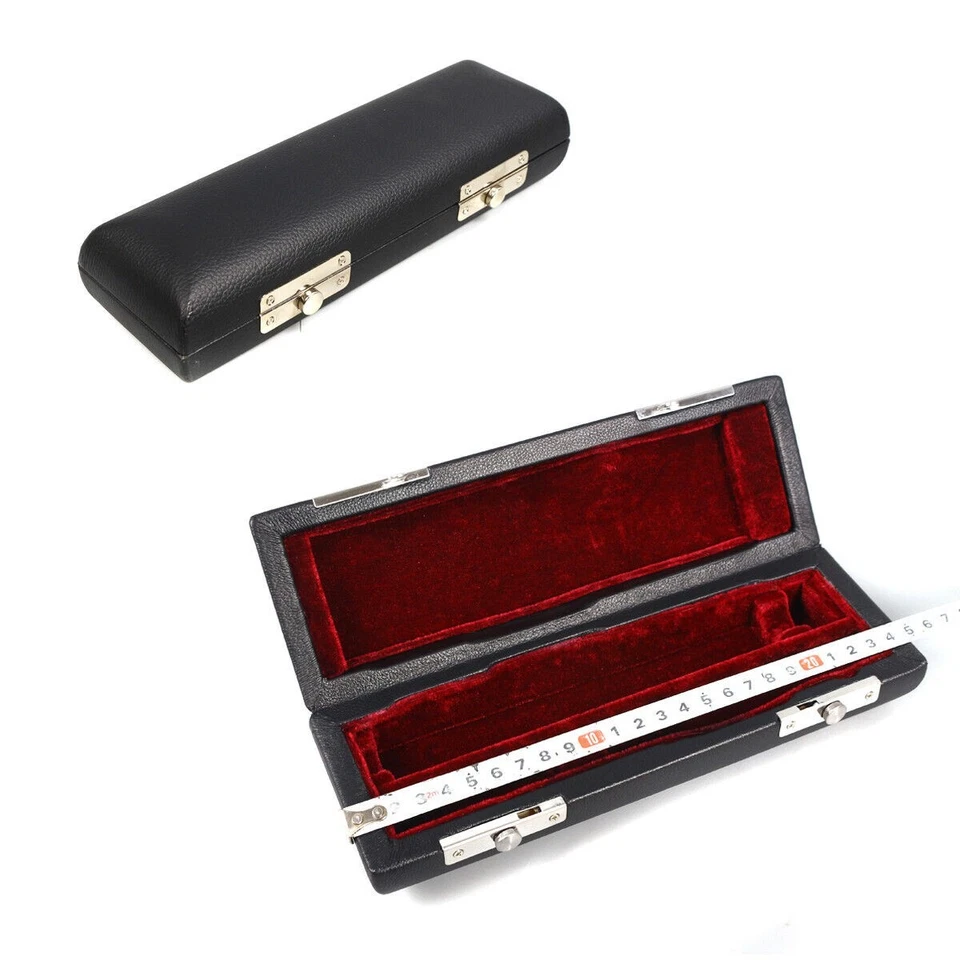 YINFENTE New Piccolo Case Hard wood Leather package Case Black Piccolo box Bag