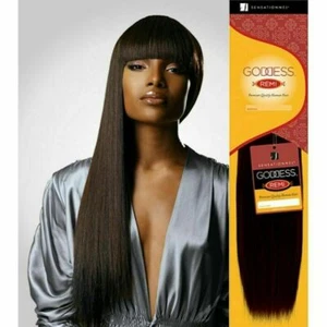 Sensationnel Goddess Remi Yaki Luxury Human Hair Extensions 14 Inch UK SELLER - Picture 1 of 12