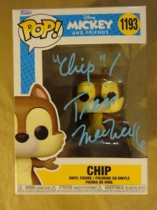 Signed Tress MacNeille Autographed Disney Chip Funko Pop #1193 OC Celebrity COA - Picture 1 of 11