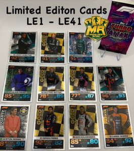 Topps Turbo Attax Formula 1 F1 2023 # Limited Edition Cards to Choose from # LE