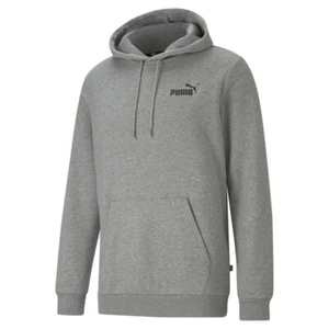 PUMA Essentials Small Logo Pullover Hoodie Mens Grey Casual Outerwear 58669003 - Picture 1 of 2