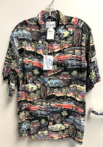 Reyn Spooner American Classics Camaro Hawaiian Shirt Size Medium NOS with Tags - Picture 1 of 9
