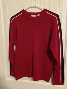 Arizona Jeans Company Sweater Men's Large 14/16 Maroon Long Sleeve Shirt - Picture 1 of 5