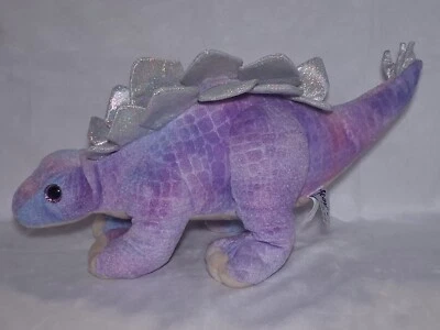Bear Factory Tristan the Stegosaurus Purple 2001 13" Plush Secret Pocket - Image 1 of 4