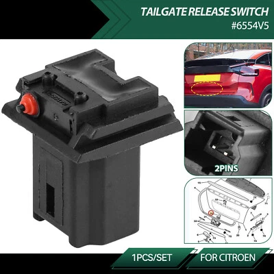 Micro Interruptor Puerta Trasera Bota 6554V5 Para Citroen C3 C4 Peugeot 206 207 307 308 407 Foto 1 de 4