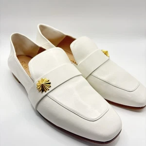 Zapato Plano STUART WEITZMAN WYLIE Estrella Cuero Crema EE. UU. 8B NUEVO - Imagen 1 de 7