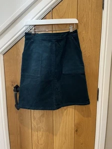 White Stuff Forest Green Corduroy A Line Skirt. Size 12. NWOT - Picture 1 of 6