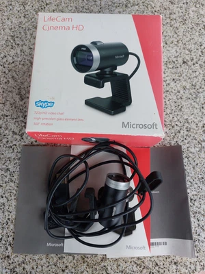Microsoft Lifecam Cinema WebCam 1393 720p HD Kamera - Bild 1 von 3