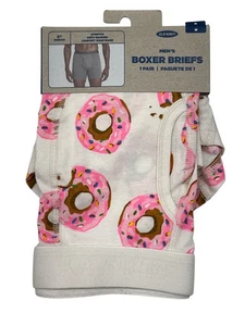 Old Navy Men’s Boxer-Briefs Underwear 6.25”Inseam Donuts Size Medium or Large - Picture 1 of 3