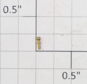 Roundhouse 22211 HO Brass Handrail Stanchion (24) - Picture 1 of 1