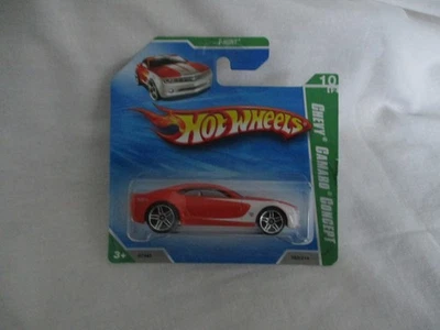 Hot Wheels 2010 Treasure T-Hunt 10/12, Chevy Camaro Concept lacrado em cartão curto - Imagem 1 de 4