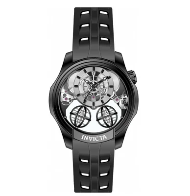 NEU! Invicta Specialty Twin-Axis Herren Automatik Uhr - 46mm Schwarz 47374 - Bild 1 von 4