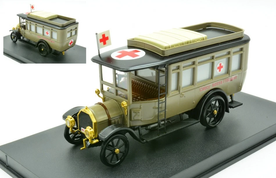 Rio FIAT 15 TER AMBULANZA CROCE ROSSA ITALIANA 1:43 - Immagine 1 di 1