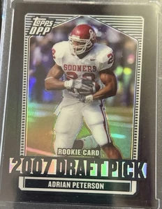 2007 Topps DPP Chrome Adrian Peterson RC Black #135 - Picture 1 of 2