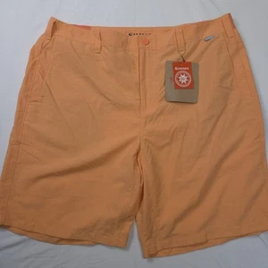 Simms Shorts Men’s 40 Coral Reef Superlight Fishing Water Repellent Chino NEW - Picture 1 of 8