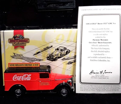 Matchbox 37 1937 GMC Van Coca Cola Coke Special Delivery YPC02-M 1:43 - Image 1 of 3