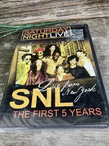 SNL Live From New York THE FIRST FIVE YEARS DVD, NBC RARE Disc, Unopened - Picture 1 of 5