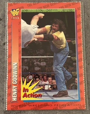 1996 WWF Magazine Trading Card #25 | Henry Godwinn | Vintage WWE Wrestling  - Imagem 1 de 2