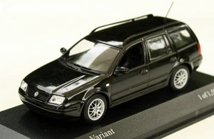 VW Bora Variant Bj. 1999-2004, schwarz, Minichamps-Modell im M. 1:43, OVP - Bild 1 von 6