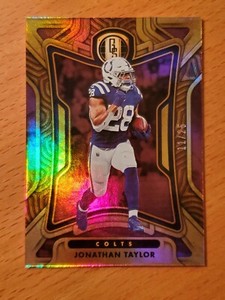 2022 Gold Standard Rose Gold #40 Jonathan Taylor Wisconsin Colts RB #'d 11/25